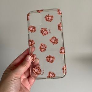 Coach floral iPhone 11 case